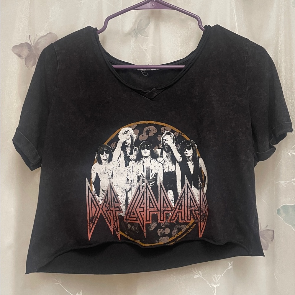 Black Def Leppard Graphic T-Shirt